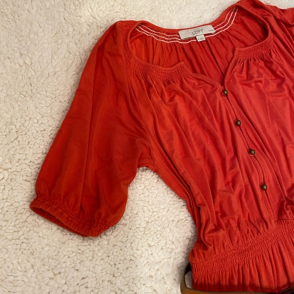 LOFT knit dress with belt - Picture 2 of 4